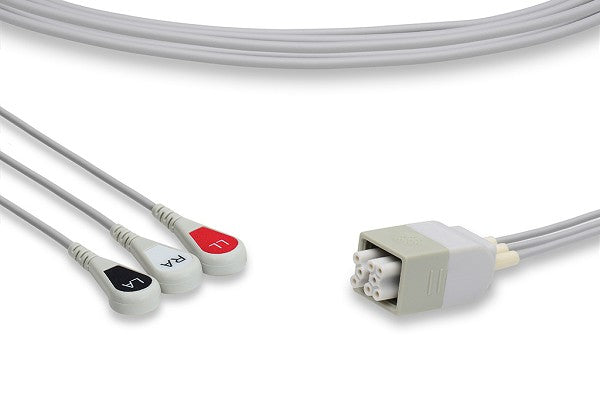 Cable de Telemetría ECG Compatible con GE Healthcare > Marquette- 394111-014