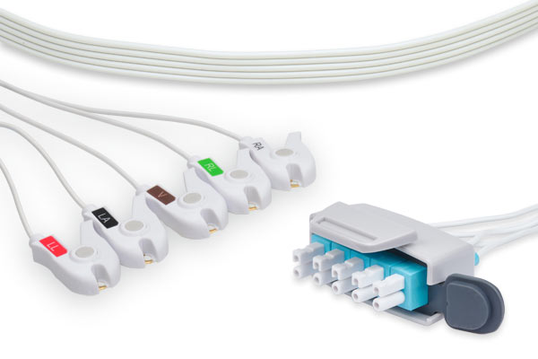 Cable Conductor ECG Desechable Compatible con Philips