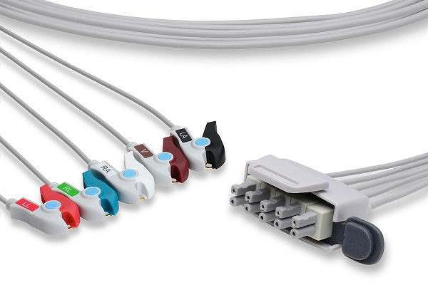 Cable Conductor de Telemetría ECG Compatible con Philips