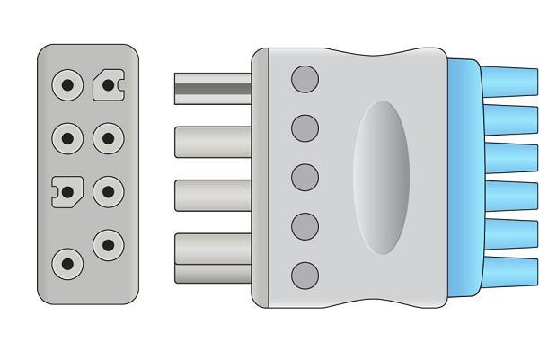 Cable Conductor ECG Compatible con Nihon Kohden- BR-916P