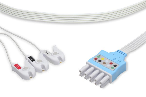 Cable Conductor ECG Desechable Compatible con Spacelabs