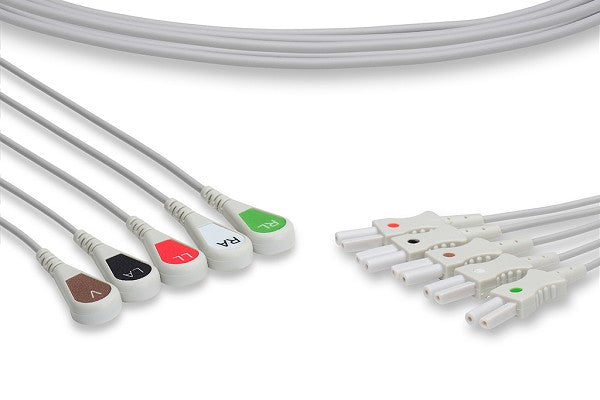 Cable Conductor ECG Compatible con Spacelabs