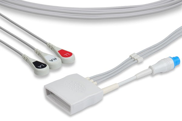 Cable Conductor de Telemetría ECG Compatible con Philips