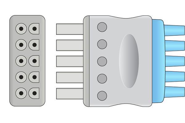 Cable Conductor ECG Compatible con GE Healthcare