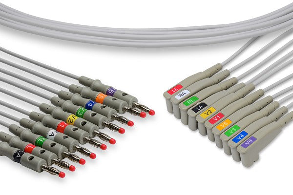 Cable Conductor EKG Compatible con Mortara > Quinton