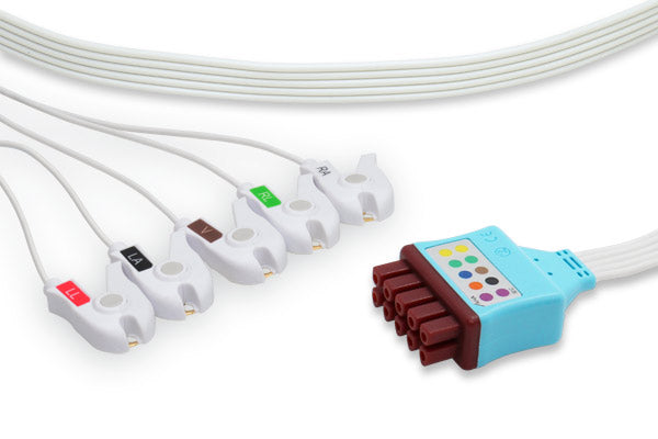 Cable Conductor de ECG Desechable Compatible con GE Healthcare > Marquette