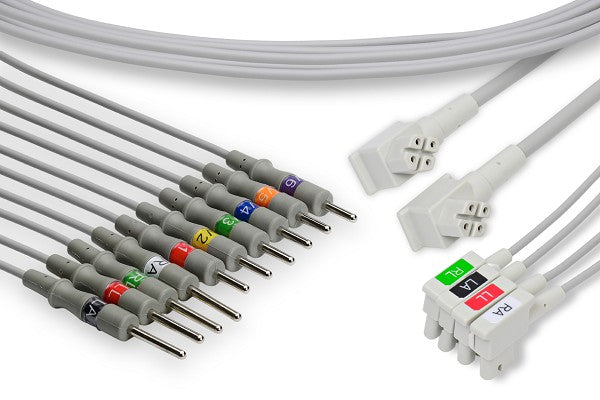 Cable Conductor EKG Compatible con Philips