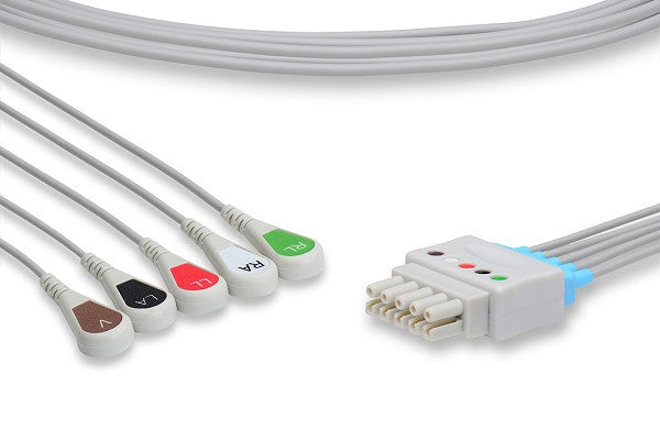 Cable Conductor ECG Compatible con Datex Ohmeda