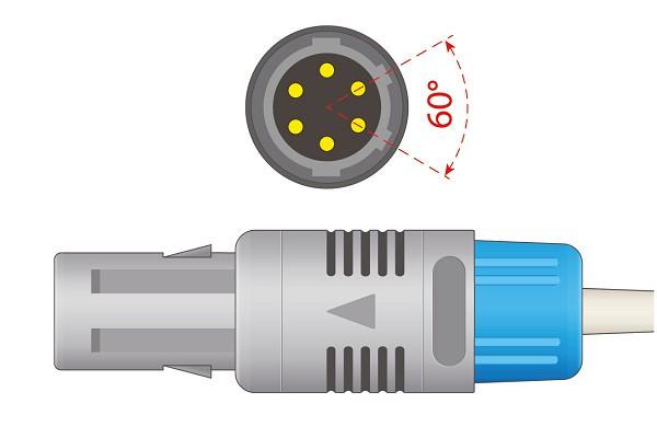 Cable Adaptador SpO2 Compatible con Mindray > Datascope- 0010-30-42625