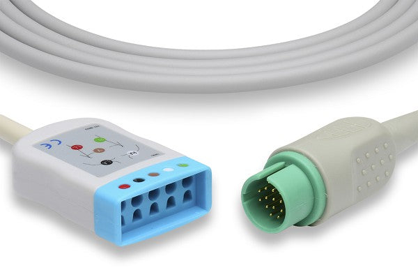 Cable Troncal ECG Compatible con Spacelabs