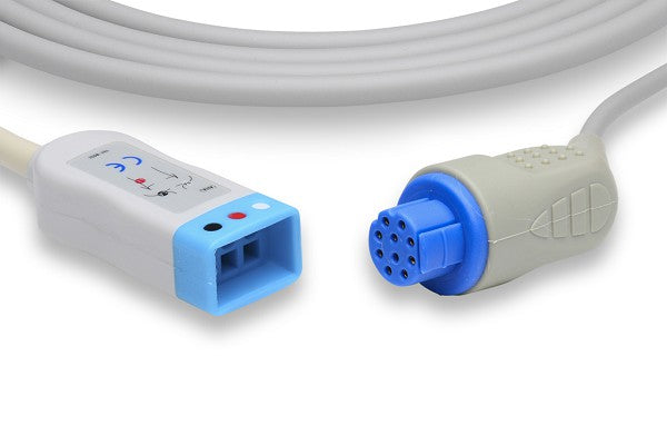 Cable Troncal ECG Compatible con Datex Ohmeda- 545307-HEL